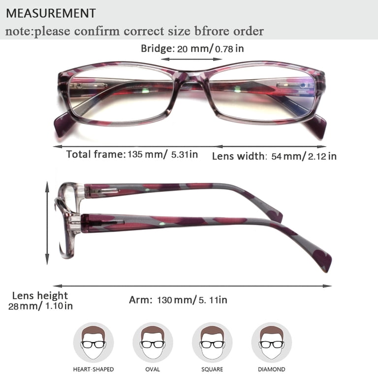 BONCAMOR Reading Glasses 5 Pack Blue Light Blocking Computer  display picture 3
