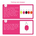 thumbnail image 2 of Soidarity Tapones de cuerda de carrete, soporte de línea de pescado, accesorios de pesca de mano multifuncionales Multicolor, soporte de alambre de Pescar Rosa Soidarity OD021009-02, 2 of 6