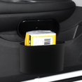 thumbnail image 3 of (Negro)Einesin Bote de Basura para Coche pequeño, Bote de Basura para Coche con Tapa, Bote de Basura para Coche Impermeable, Caja de Almacenamiento portátil para Colgar en el Coche, para Oficina de Coche Sincero Electrónica, 3 of 4