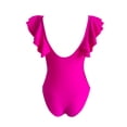 thumbnail image 5 of Sngxgn Women Tummy Control Swimsuits Push Up Bathing Suits(Hot Pink,M), 5 of 7