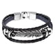 thumbnail image 1 of Brazalete de material cuero Ajustable Brazalete de Plumas Joyas de Metal, 1 of 9