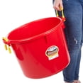 thumbnail image 6 of Little Giant 40 Quart Durable Plastic Utility Muck Tub with Handles, Red, 6 of 10