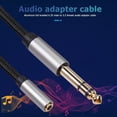 thumbnail image 4 of Cable De Audio Cable hembra de 3,5 mm a macho de 6,35 mm Adaptador de enchufe TRS 1/8 Jack a 1/4 (1,5 m), 4 of 6