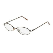 NEW VERA WANG V41 WOMENS/LADIES CAT EYE FULL-RIM SHINY BROWN OPTICAL AUTHENTIC CAT EYE SHAPE FRAME DEMO LENSES 50-18-135 EYEGLASSES/EYEGLASS FRAME
