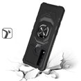 thumbnail image 3 of For TCL 30V 30 V 5G Dropproof Shockproof Kickstand Ring Stand Phone Case Cover With Tempered Glass Screen Protector - Black, 3 of 5