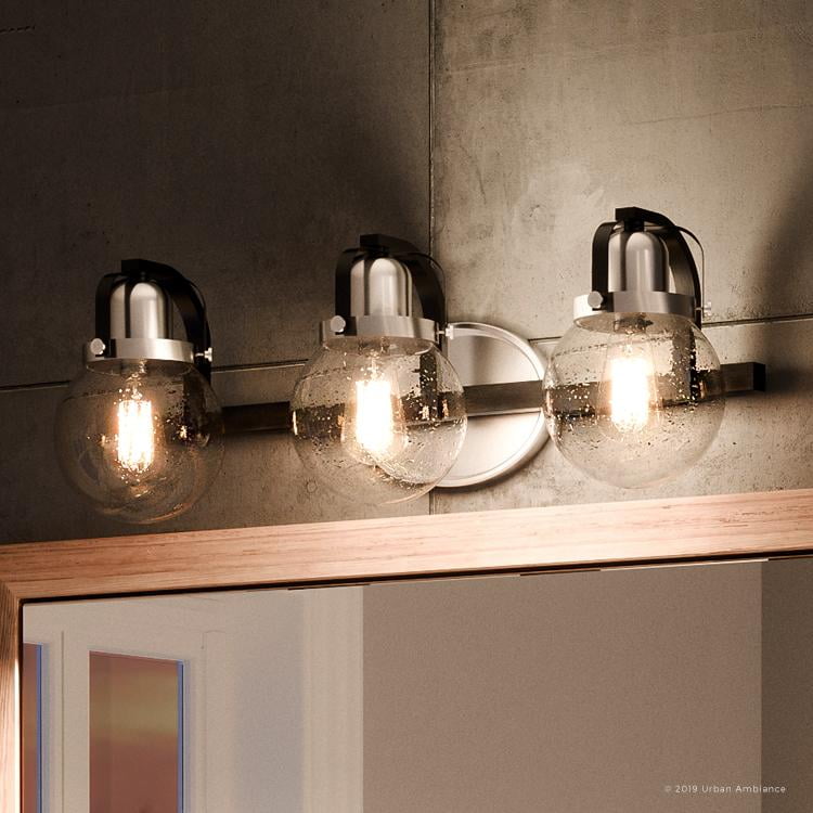 Urban Ambiance Luxury Industrial Bathroom Vanity Light, Large Size 7.