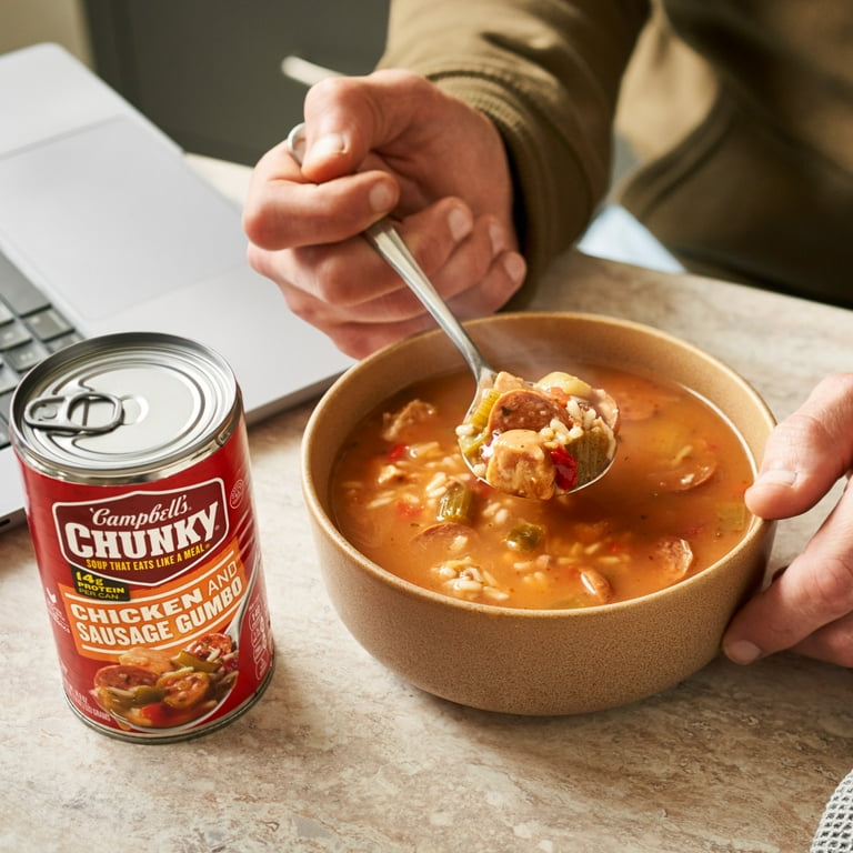 Campbells chicken gumbo deals