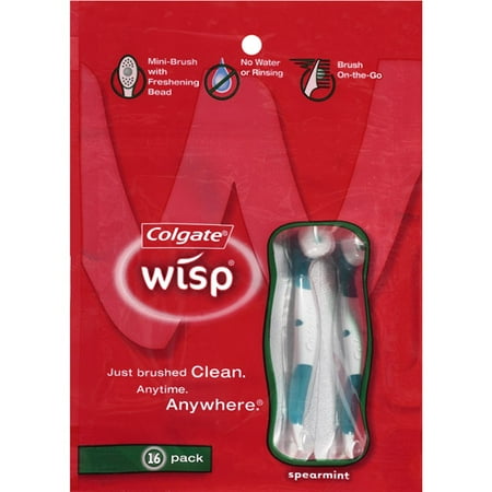 Colgate Wisp Spearmint Mini-Brushes, 16pk
