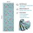 thumbnail image 2 of Mermaid Sea Creature Pattern Hot Yoga Mat Towel Non Slip for Hot Yoga - Quick-Drying Yoga Mat Cover with 4 Corner Pockets with Travel Bag - Hot Yoga Towel Non Slip Grip Moisture Wicking Sweat 70"x26", 2 of 6