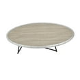 thumbnail image 3 of ACME Allis Round Coffee Table in Weathered Gray Oak, 3 of 3