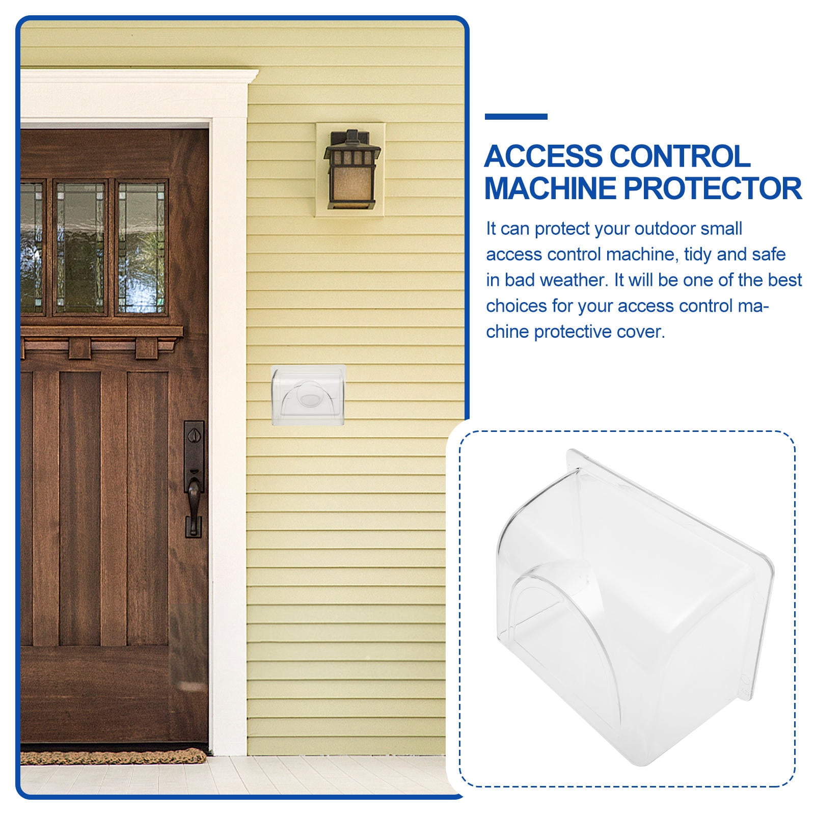 MLINS Cover Canopy Attendance Machine Rain Outdoor Doorbell Protector