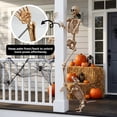 thumbnail image 4 of Ayieyill 5.4FT Skeleton and Dog Skeleton Halloween Decorations Outdoor Indoor, 2Pcs Posable Skeleton Walking Dog for Halloween Decor, 4 of 11