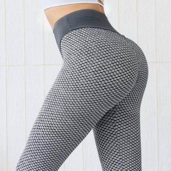 AEXTO Yoga Pants Honey Peach Hips lady High Waist Jacquard Sports Tights Large Hip Lifting Fitness Pants for Women springtok workout clothes