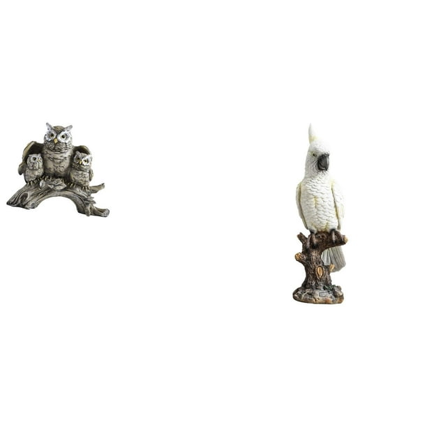 Figuras de búho,Figuras de búho,animales artificiales,artesanías,decoración del hogar,Figura de escritorio,Figura de loro para escritorio,oficina,decoración del hogar,Estatua de pájaro de