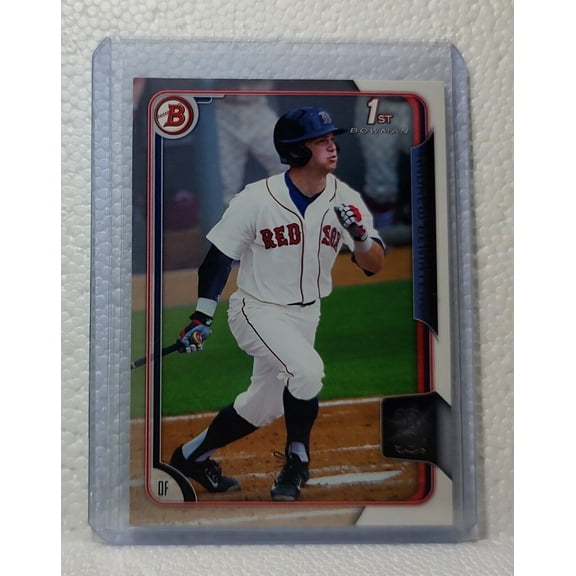 Andrew Benintendi 2015 Topps 1st Bowman #182 Baseball Card Boston Red Sox