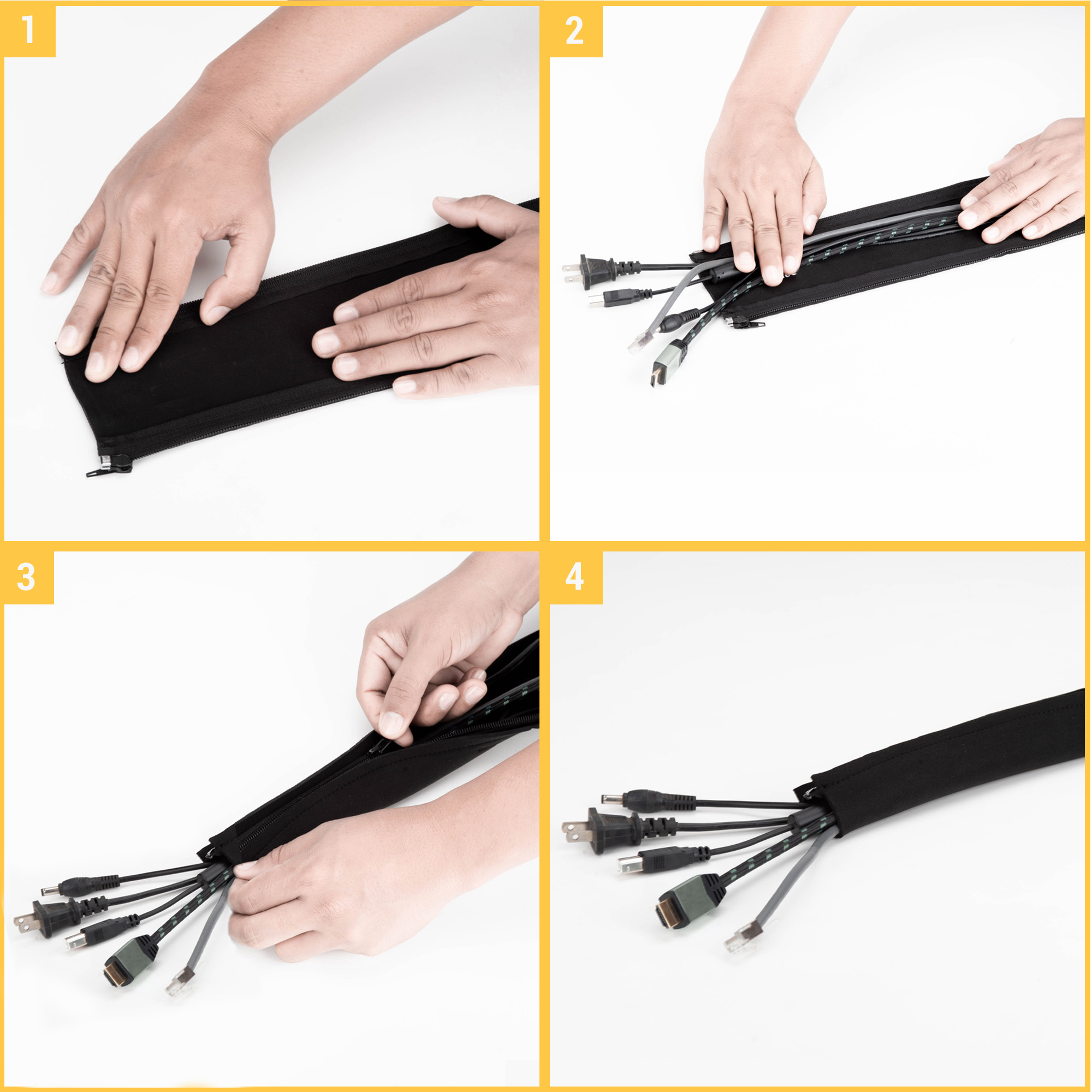 Cable Management Sleeves – Cord Containing System by Edison Supply