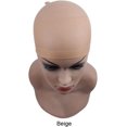 thumbnail image 3 of 2 Pieces/Pack Wig Cap Hair Net for Weave Hairnets Wig Nets Stretch Mesh Cap for Making Wigs Free Size (Color : Beige, Size : One Size), 3 of 5