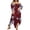 Red, variant on Tawop Built In Bra Dress Fashion Women Off Shoulder Plus Size Lace Up Maxi Flowing Floral Print Dress Fathers Day Gifts From Son Navy 12