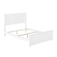 thumbnail image 4 of AFI Madison Full Solid Wood Foundation Bed with Matching Headboard Footboard, White, 4 of 6