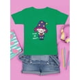 thumbnail image 3 of Cute Halloween Witch T-Shirt Juniors -Image by Shutterstock,  x-Small, 3 of 4