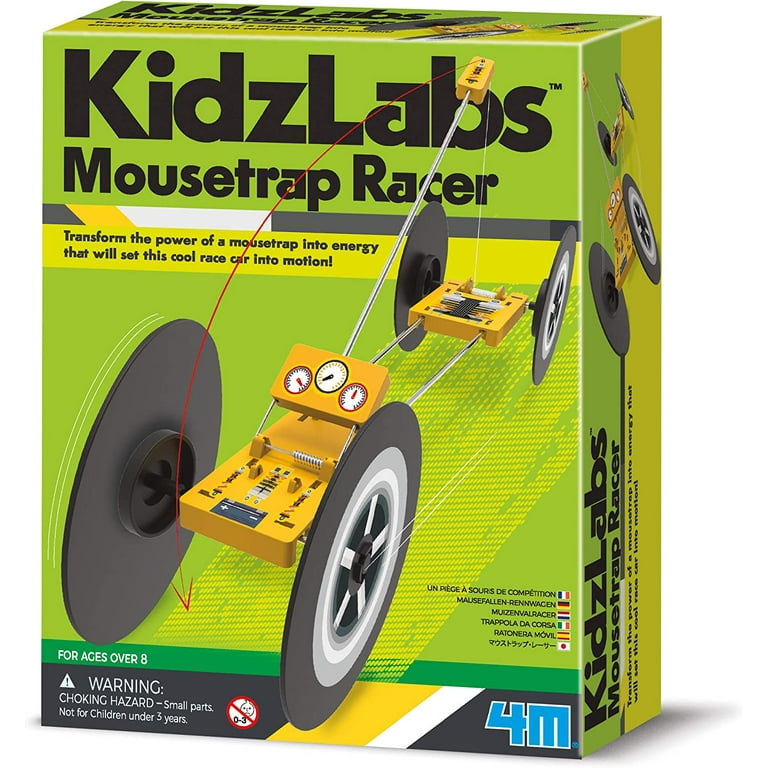 3] How to Make a Long Distance Mousetrap Car - DIY 