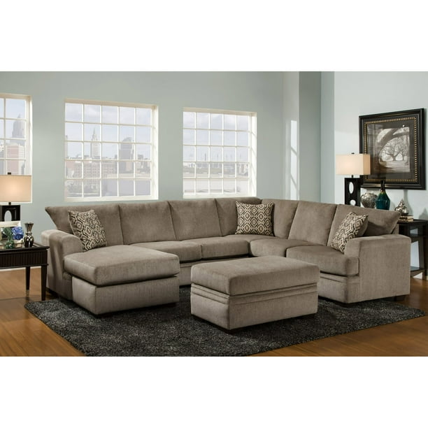 Chelsea Home Furniture Louis Sectional Sofa Com Chelsea Home Furniture Louis Sectional, Chelsea Sectional Floor Lamp Look Alike