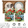 thumbnail image 5 of Spring Floral Kitchen Towels Set of 4, Red Flowers Watercolor Botanical Farmhouse Absorbent Dish Towels for Kitchen, Microfiber Hand Towel, Quick Drying Tea Towel for Cleaning Decorative Dishcloths, 5 of 7