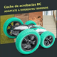 thumbnail image 4 of Coche De 4wd 2.4ghz Acrobacia Con Luz Y Música Para Niños Verde Agua, 4 of 5