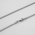 thumbnail image 3 of New45/50/55/60cmLength316lStainlessSteelChainSnakeChainClavicularChainLobsterClaspsSimpleChainsNecklace, 3 of 5