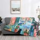 thumbnail image 2 of Fotbe Coastal Cat By The Window Manta de Franela con Estampado, Manta Ultrasuave para Cama, Sofá, Auto, Hipoalergénica y Antibolitas-50"x40", 2 of 6
