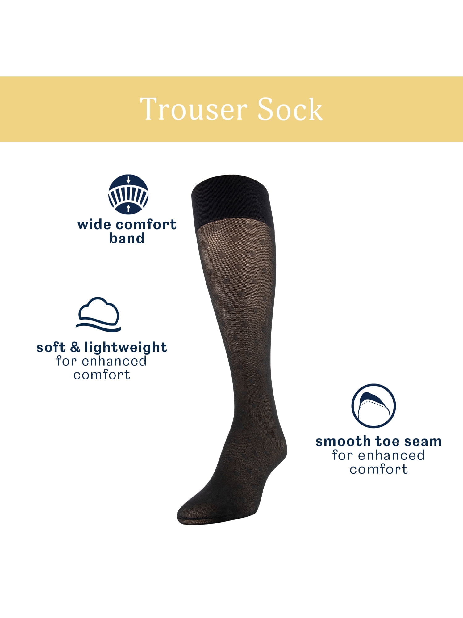 PEDS Women's Trouser Knee High Socks, 3 Pairs - Walmart.com