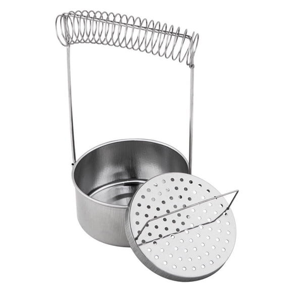 1PC Portable Brush Washing Bucket No Lid Washing Pen Bucket Stainless Steel Painting Brush Cleaning Bucket Multifunction Oil Painting Wash Pen Tool for Drawing Painting Silver