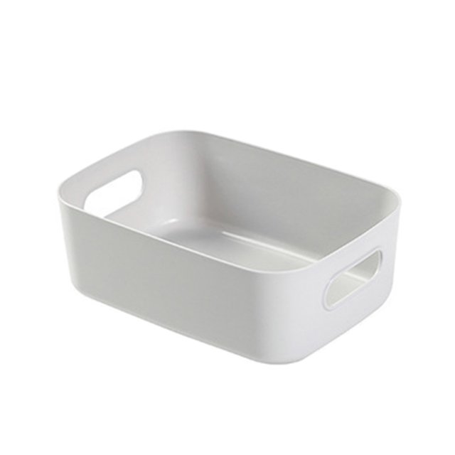 Handle Desktop Baskets Desktop Baskets Organizer Bin Cosmetic Storage Box Desktop Sundries Organizer Household Kitchen Storage Container Desktop Storage Basket PP Cosmetic Storages