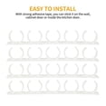 thumbnail image 3 of Advancent 8 Uds. De tiras de Clip para botella de especias, incluye 40 Clips, estante de Clip para tarro de especias montado en la pared, pinza Cocina y Comedor Advancent HA022330-00, 3 of 6