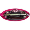 thumbnail image 5 of Vercord Premium Nylon Purse Organizer Tote Handbag Insert Organizers Bag in Bag Zipper 13 Pockets Rose Small, 5 of 6