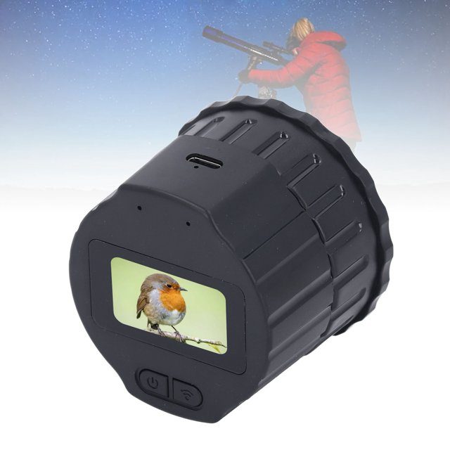 WLAN Telescope Eyepiece Camera for Astronomy, 4MP Electronic Eyepiece Camera, 1.5 Inch TFT Screen Planetary Camera for Astrophotography, Bird Watching