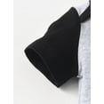 thumbnail image 3 of Newborn Baby Boy Clothes Letter Long Sleeve Romper + Pants + Hat 3PCS Outfits Set Black 0-3 Months, 3 of 6