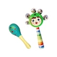 thumbnail image 2 of 2x sonajero de madera para bebé, instrumento de percusión para niños, juego de coordinación mano-ojo, conjunto de instrumentos musicales para niños Estilo A, 2 of 9