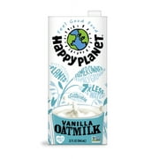 HAPPY PLANET: Oatmilk Uht Vanilla, 32 oz | Pack of 12