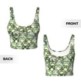 thumbnail image 5 of Naloa Cute Frog Sports Bras for Women, High Support Bra with Removable Pads, Comfortable - Small, 5 of 9