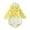 Yellow, variant on Jgppe Toddler Baby Girl Boy Fleece Romper Cute Sleeveless Hooded Outfit Clothes Easter Gifts 0-24 Months