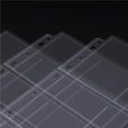 thumbnail image 3 of Langgg 20 Pieces Transparent Album Pages Double-sided Collection 9 Pockets Gaming Card Sleeves 3-Ring Cards Holder Sheets Binder, 3 of 8