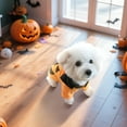 thumbnail image 4 of GASTROPOD Halloween Pet Costumes, Halloween Pumpkin Dog Costume Wool Sweater For Small And Medium Dogs And Cats Pet Holiday Costumes, Red, XL, 4 of 4