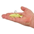 thumbnail image 5 of Berkley Slobberknocker Bladed Jig, 1/2 oz. White Chartreuse, Fishing Lure, 5 of 10