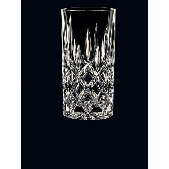 Nachtmann Noblesse Collection Long Drink Glasses | Set of 4 cocktail Cups | Made of Crystal Glass | 6-Inch Highball Glasses for Cocktails, Juice and other Mixed Drinks | 13-Ounces