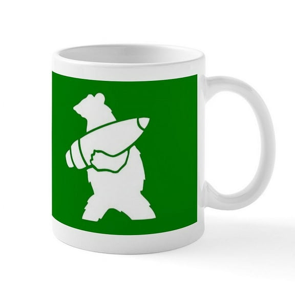 CafePress - Wojtek The Soldier Bear Mug - 11 oz Ceramic Mug - Novelty Coffee Tea Cup