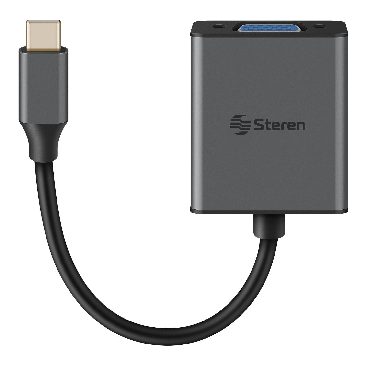 Adaptador USB C a VGA Steren USB 4713 Walmart en linea