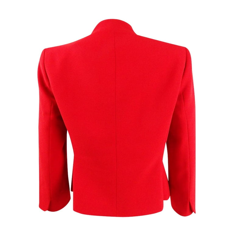 Anne klein red blazer sale