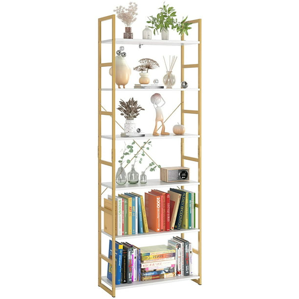 Homfa Bookcase With 6 Shelves Modern, How To Secure A Freestanding Bookcase