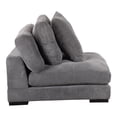 thumbnail image 2 of Moe's Home Collection Tumble Slipper Chair Charcoal, 2 of 5
